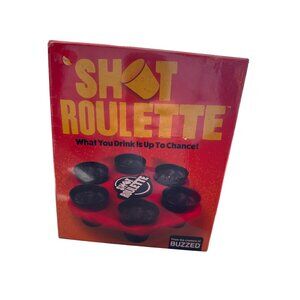 Shot Roulette Party Drinking Game With Spinner 6 Shot Glasses SKU8172
